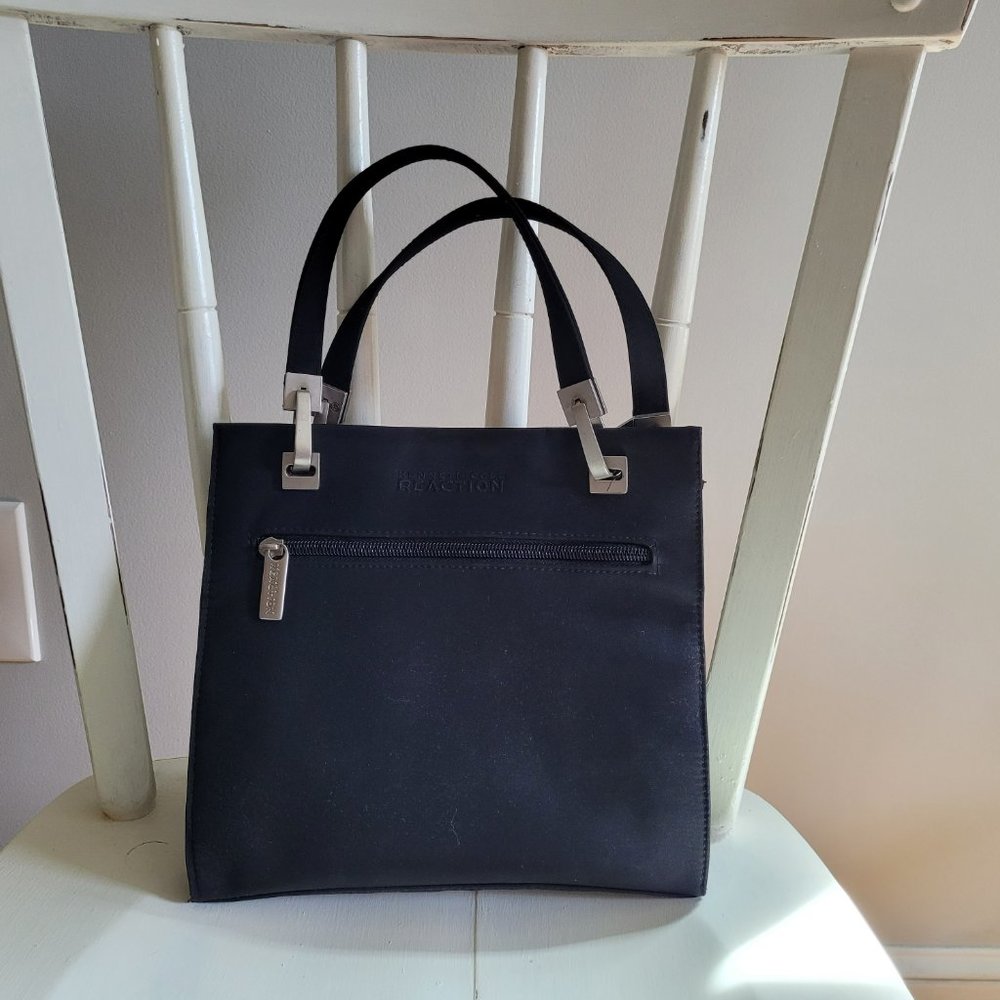 Kenneth Cole Black Fabric Handbag